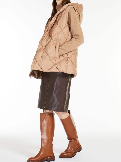 Коричневий жилет WEEKEND MAX MARA : фото 3 - Invogue