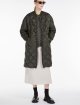 Зелений пуховик MAX MARA стьобаний: фото 4 - Invogue