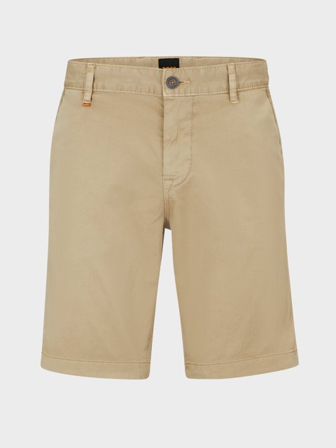 Бежевые шорты BOSS: фото - Invogue