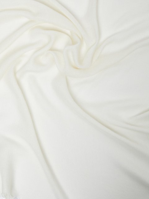 Молочный шарф WEEKEND ACCESSORIES из вискозы и кашемира: фото 2 - Invogue