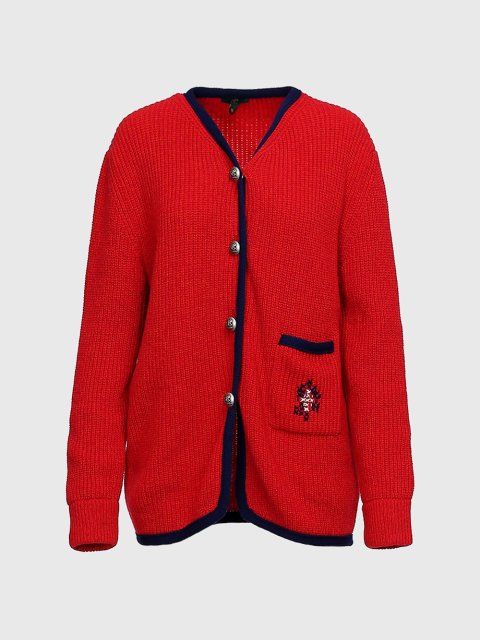 Червоний кардиган JEJIA : фото - Invogue