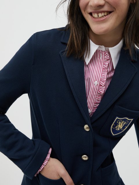 Синий пиджак MAX&CO: фото 2 - Invogue