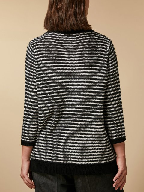 Чорний светр MARINA RINALDI : фото 2 - Invogue