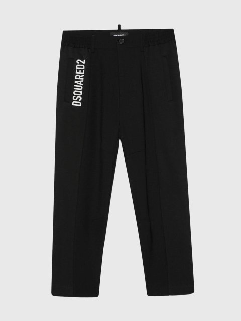 Чорні брюки DSQUARED KID : фото - Invogue