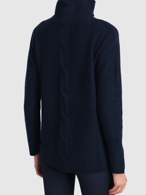 Тёмно-синий свитер MAX MARA: фото 2 - Invogue