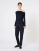 Темно-синій топ MAX MARA з чистої вовни: фото 1 - Invogue