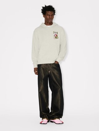 Серое худи Kenzo из хлопка: фото 1 - Invogue