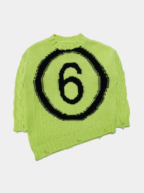 Зелений светр MM6 MAISON MARGIELA KIDS : фото - Invogue