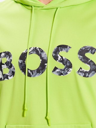 Зеленое худи boss BOSS: фото 2 - Invogue