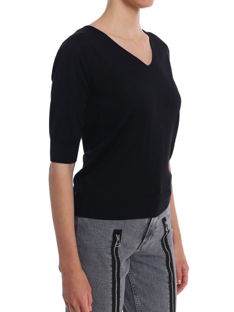 Чёрный свитер DOROTHEE SCHUMACHER: фото 3 - Invogue