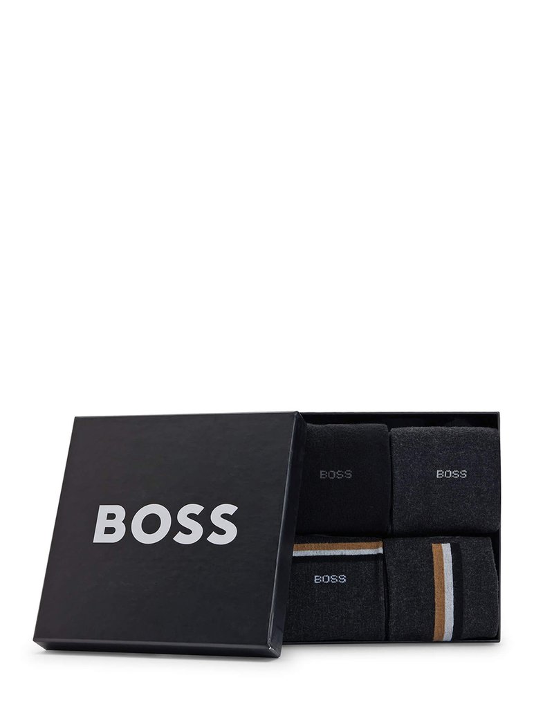 Чёрные носки BOSS: фото 2 - Invogue