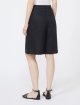 Чорні бермуди Max Mara з лляного полотна: фото 3 - Invogue