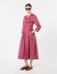 Малиново-рожева сукня Max Mara з рамії: фото 2 - Invogue
