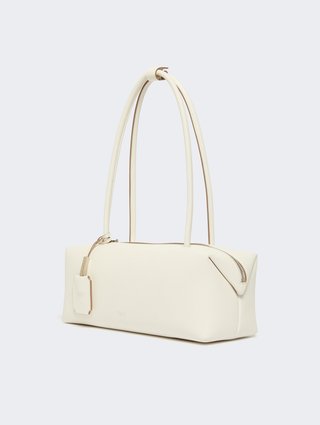 Біла сумка MAX MARA шкіряна: фото 1 - Invogue