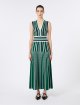 Зелена сукня MAX MARA з віскозної пряжі: фото 2 - Invogue
