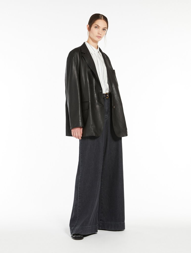 Чорні джинси WEEKEND MAX MARA широкі: фото 1 - Invogue