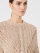 Бежевий светр MAX MARA з бавовни та люрексу: фото 4 - Invogue