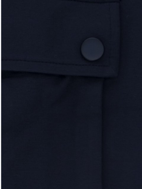 Темно-сині брюки EMPORIO ARMANI з накладними кишенями: фото 2 - Invogue