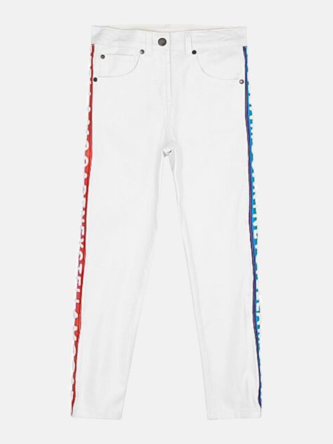 Білі джинси STELLA MCCARTNEY KIDS : фото - Invogue