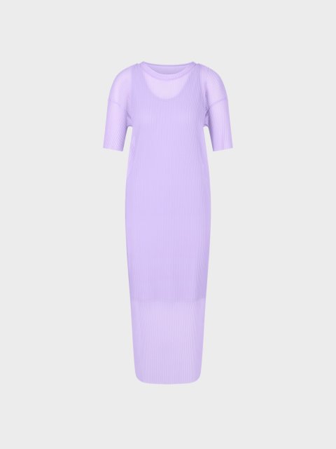 Фиолетовое платье Marc Cain свободного кроя: фото - Invogue