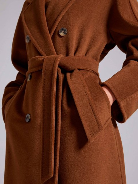 Коричневе пальто MAX MARA : фото 3 - Invogue