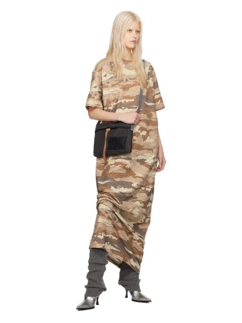 Коричневое платье ACNE STUDIOS: фото 3 - Invogue