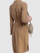 Бежевое платье MAX MARA: фото 4 - Invogue