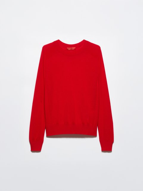 Красный свитер MAX&CO из мериносовой шерсти: фото - Invogue