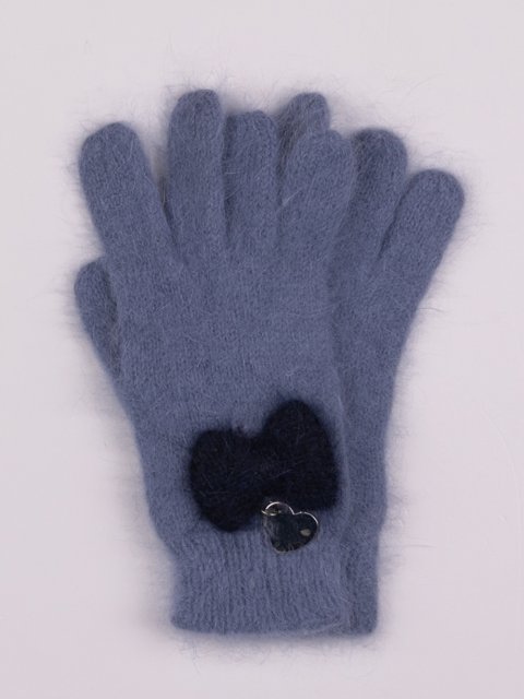 Синие перчатки MONNALISA: фото - Invogue