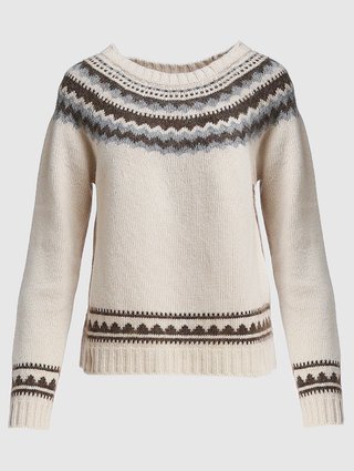 Молочный свитер WEEKEND MAX MARA: фото - Invogue