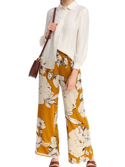 Золотые брюки MAX&CO: фото 3 - Invogue