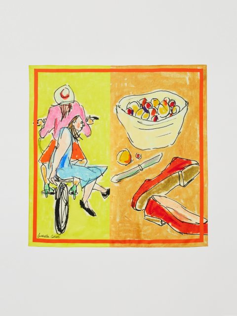 Жовтий шарф MAX&CO : фото 1 - Invogue