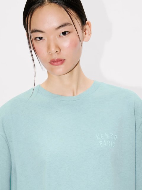 Голубая футболка Kenzo свободного кроя: фото 4 - Invogue