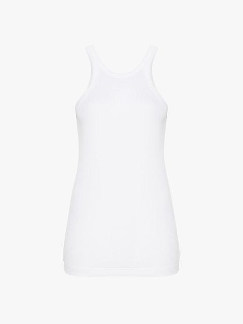 Білий топ Sportmax в рубчик: фото - Invogue