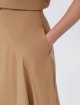 Коричневая юбка Weekend Max Mara из хлопкового поплина: фото 4 - Invogue
