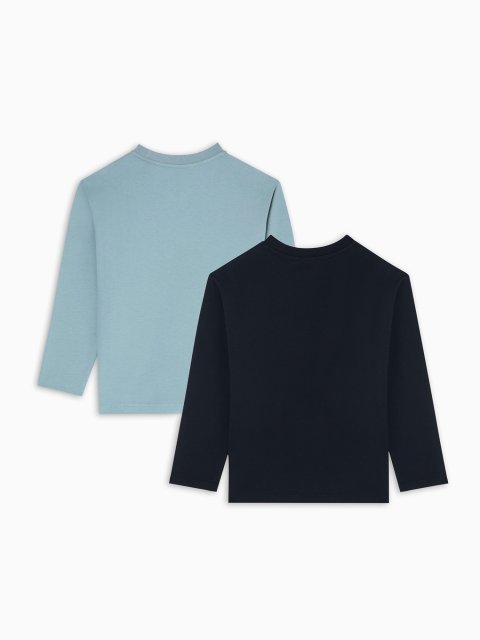 Разноцветные джемперы EMPORIO ARMANI KIDS из хлопка: фото 2 - Invogue