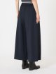 Темно-синие брюки WEEKEND MAX MARA из шерстяной пряжи: фото 3 - Invogue