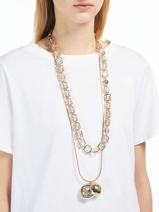 Золоте кольє WEEKEND ACCESSORIES : фото 3 - Invogue