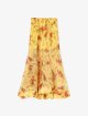 Спідниця з принтом shibori Ganni з органзи: фото - Invogue