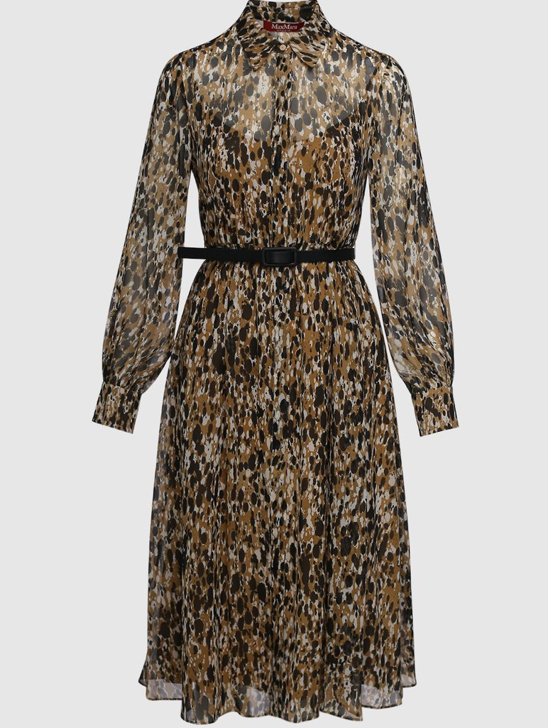 Бежевое платье MAX MARA: фото - Invogue