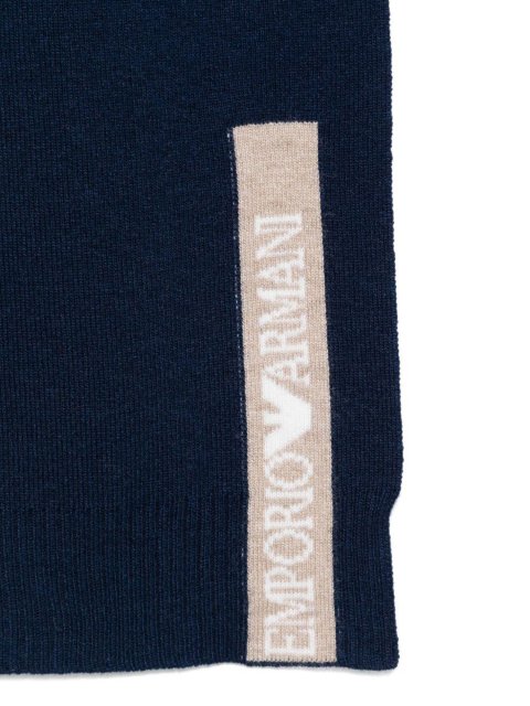 Синя шапка, шарф EMPORIO ARMANI KIDS : фото 1 - Invogue