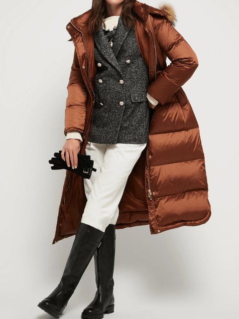 Коричневе пальто PENNYBLACK : фото 5 - Invogue