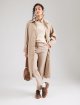 Бежеві брюки WEEKEND MAX MARA з вовни: фото 1 - Invogue