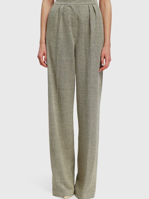Бежеві брюки MAX MARA : фото 3 - Invogue