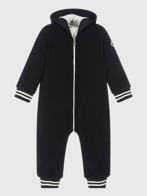 Синий комбинезон MONCLER ENFANT: фото - Invogue