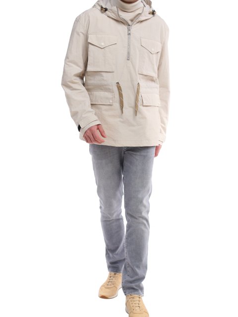 Молочная куртка BOSS: фото 1 - Invogue