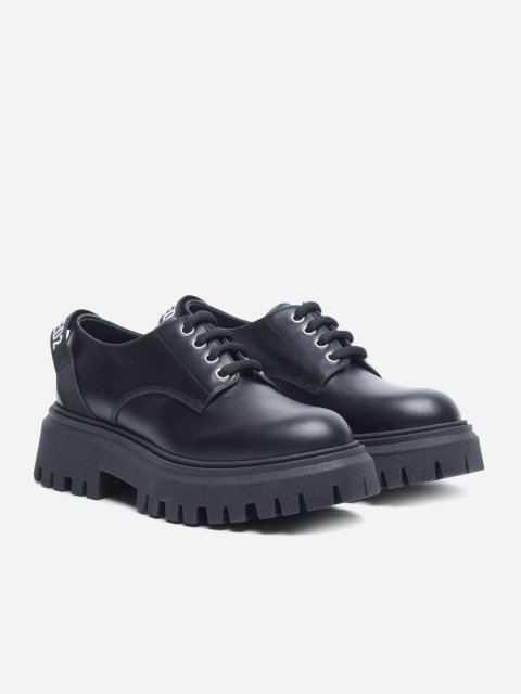 Чорні туфлі DSQUARED KID зі шкіри: фото 1 - Invogue
