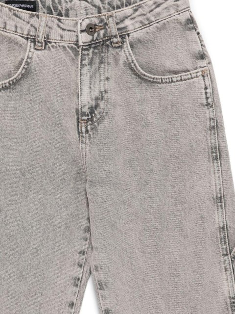 Cірі джинси EMPORIO ARMANI KIDS з бавовни: фото 1 - Invogue