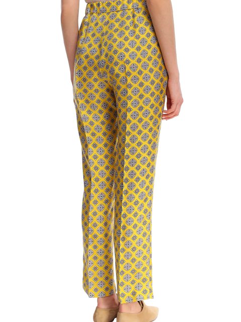 Жёлтые брюки MAX MARA: фото 6 - Invogue