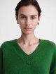 Зеленый свитер TOTEME из шерсти и кашемира: фото 4 - Invogue